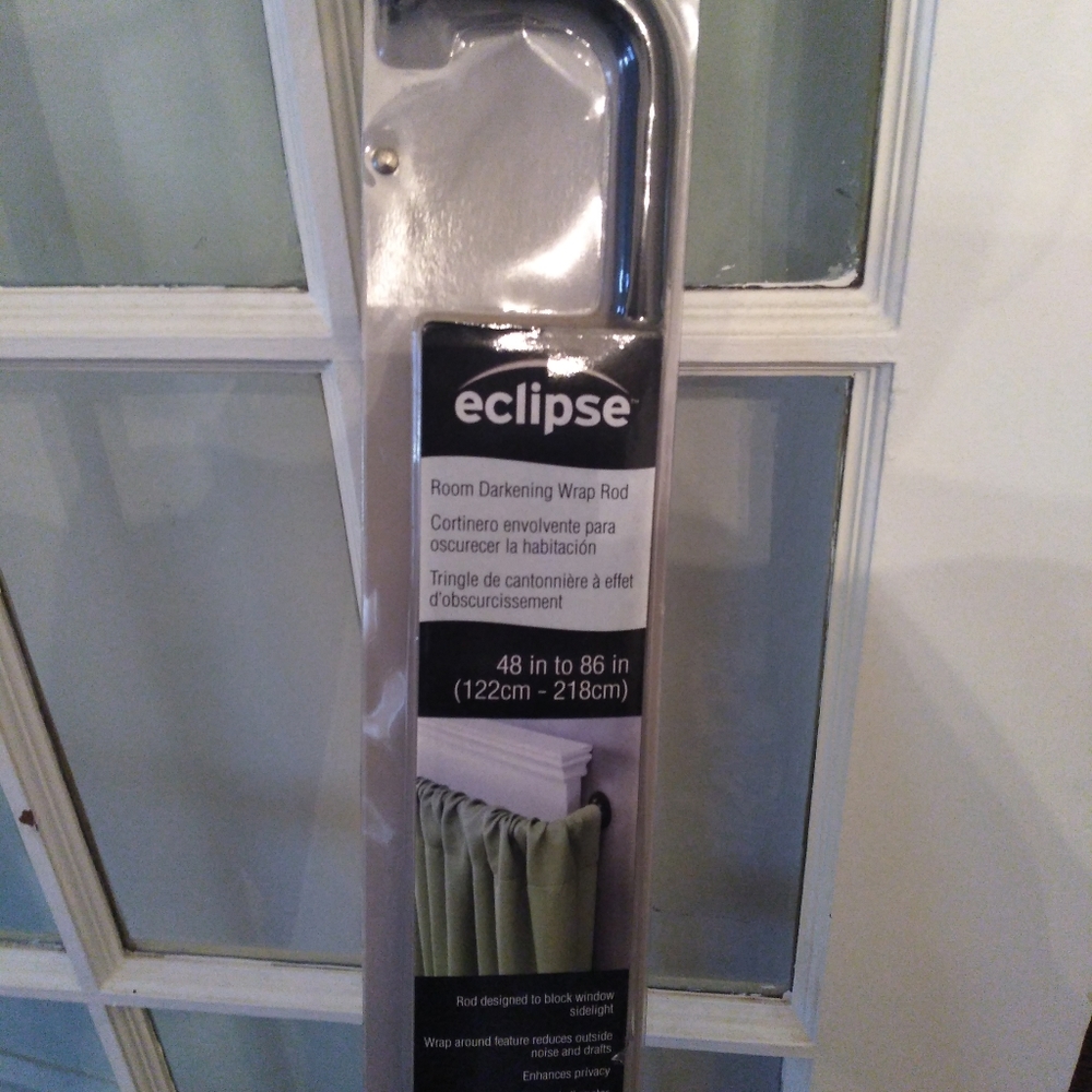 Eclipse room darkening wrap rod